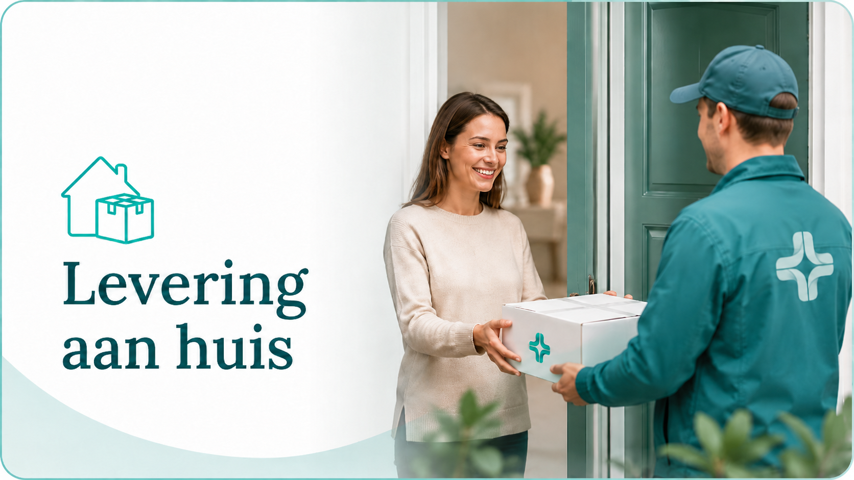 Levering aan huis mogelijk